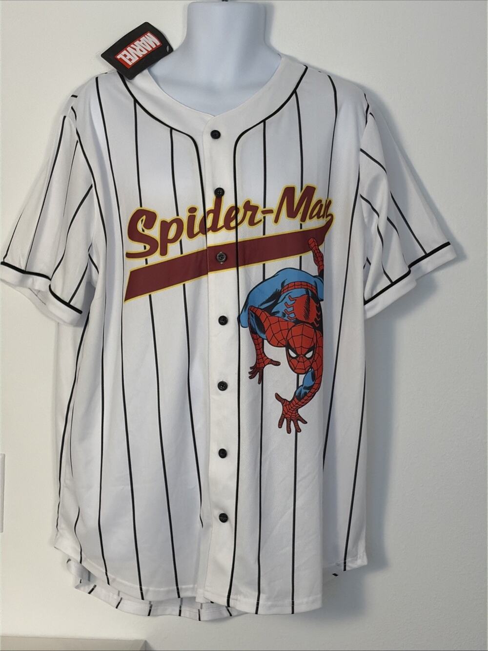 spiderman jersey shirt N.W.T
